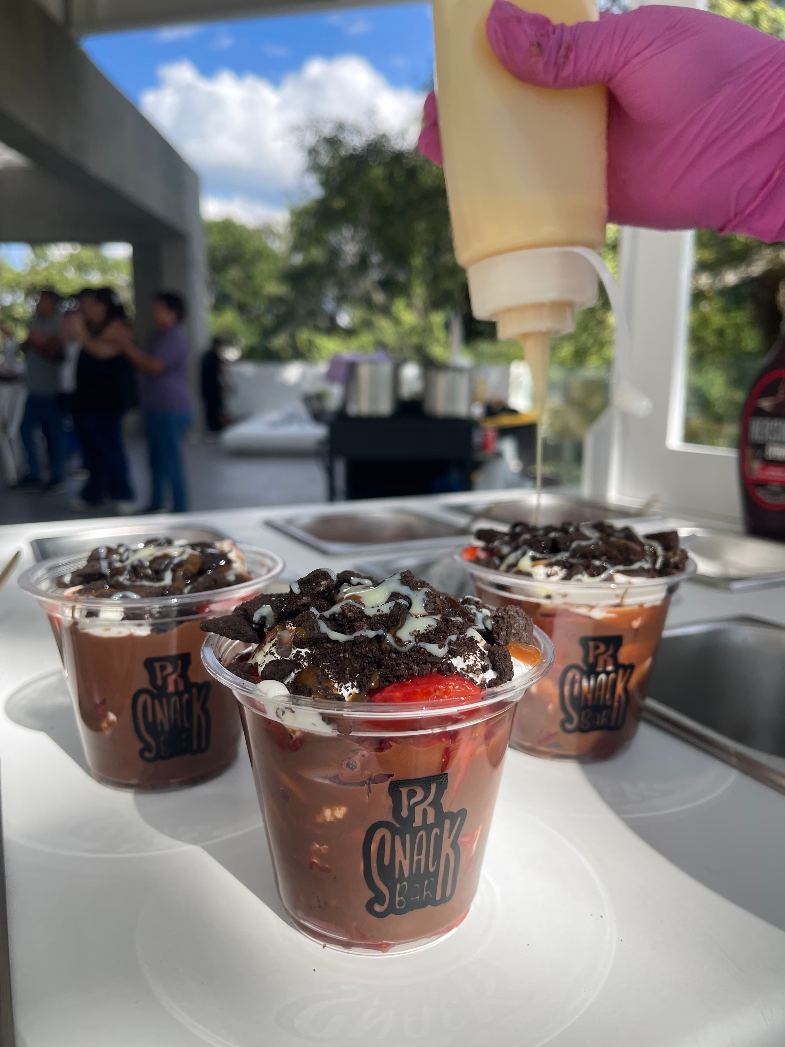 ¡Fresas con crema!🍓🎉